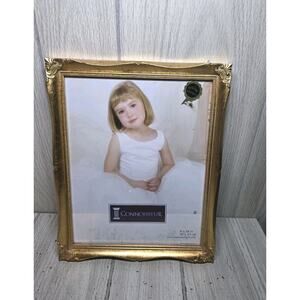 Vintage 2002 Connoisseur Hand Applied Gold Leaf 8x10 Picture Frame NEW